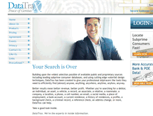 Tablet Screenshot of datatraxnational.com